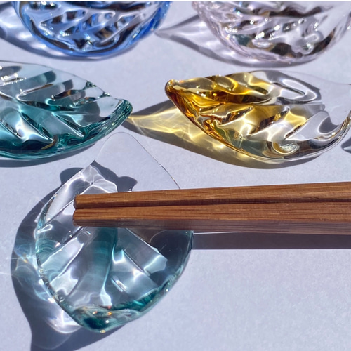 再販】受注生産 ガラス箸置き 【2個セット】 箸・箸置き chanmaru 通販 
