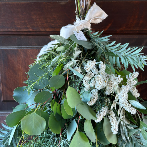 ユーカリポポラス/ドライフラワー/天然アロマスワッグ♡摘みたて