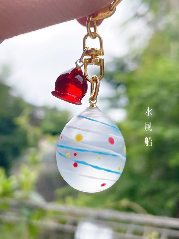 レジンキーホルダー　水風船　クリア　ハンドメイド レジンキーホルダー 水風船 クリア ハンドメイド - メルカリ