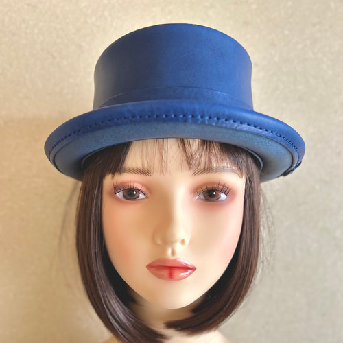 本革】静寂を纏う・ポークパイハット58cm 送料無料 ハット Lucas