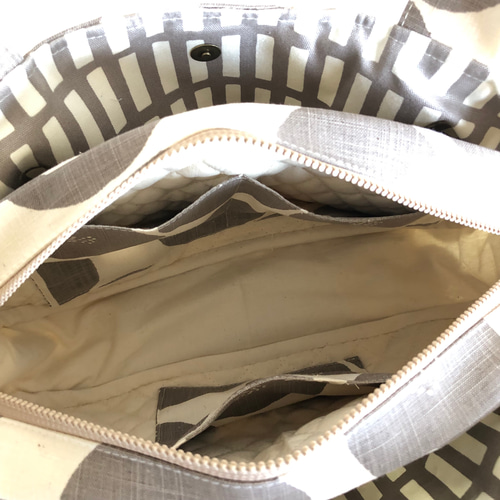 ラウンドバック アンパン柄 あおりタイプ トートバッグ tumugi 通販  