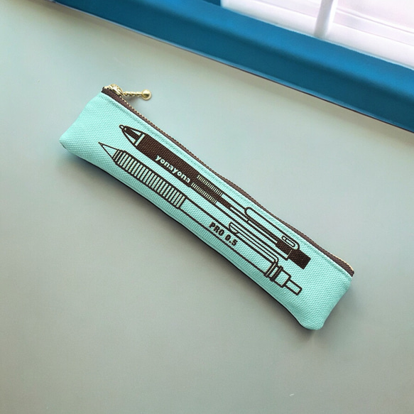 ちょこっとペンケース（チョコミント） 1枚目の画像