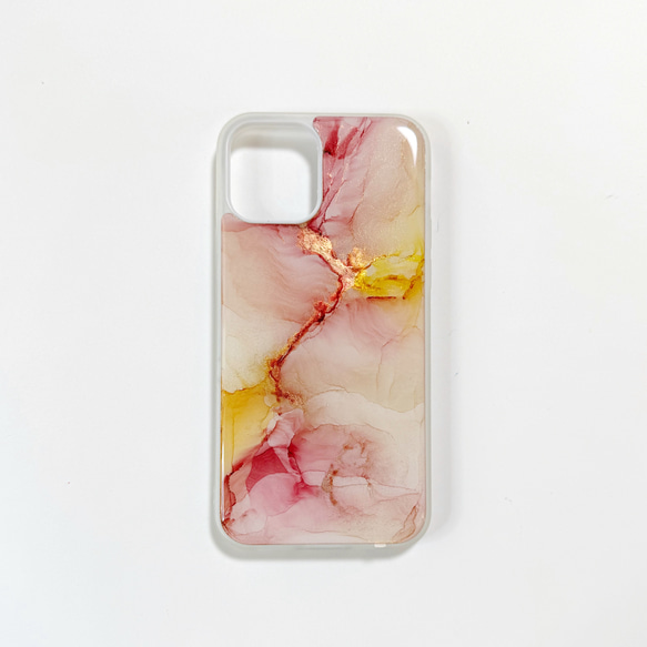 アルコールインクアートスマホケース/iPhoneケース【私だけの】 4枚目の画像