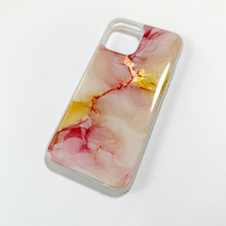 アルコールインクアートスマホケース/iPhoneケース【私だけの】 3枚目の画像