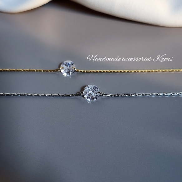 ネックレス サージカル ステンレス ネックレス ジルコニアネックレス 華奢 オフィス 可愛い シンプルネックレス 11枚目の画像