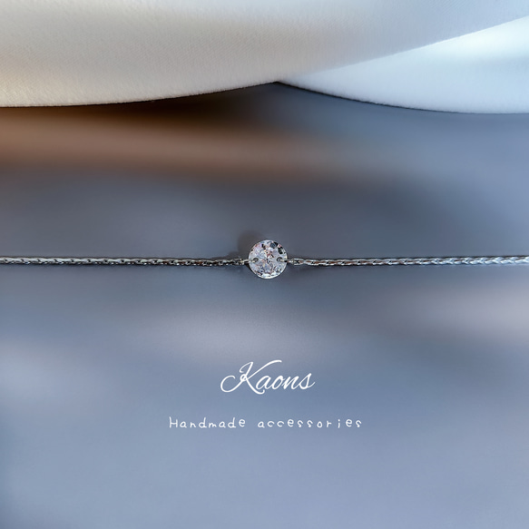 ネックレス サージカル ステンレス ネックレス ジルコニアネックレス 華奢 オフィス 可愛い シンプルネックレス 7枚目の画像