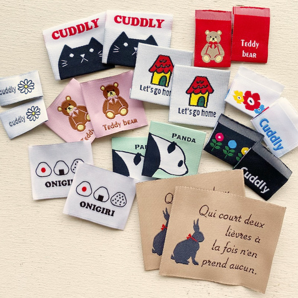 商用可】ハンドメイドタグ happybooオリジナルタグセット 10種各2枚