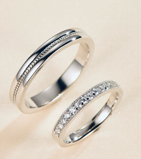 ✨新作✨ペアリング【セット】 結婚指輪　S 925 シルバー　受注製作　リング　カップル