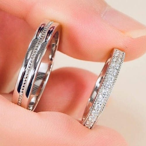 ✨新作✨ペアリング【セット】 結婚指輪 S 925 シルバー 受注製作