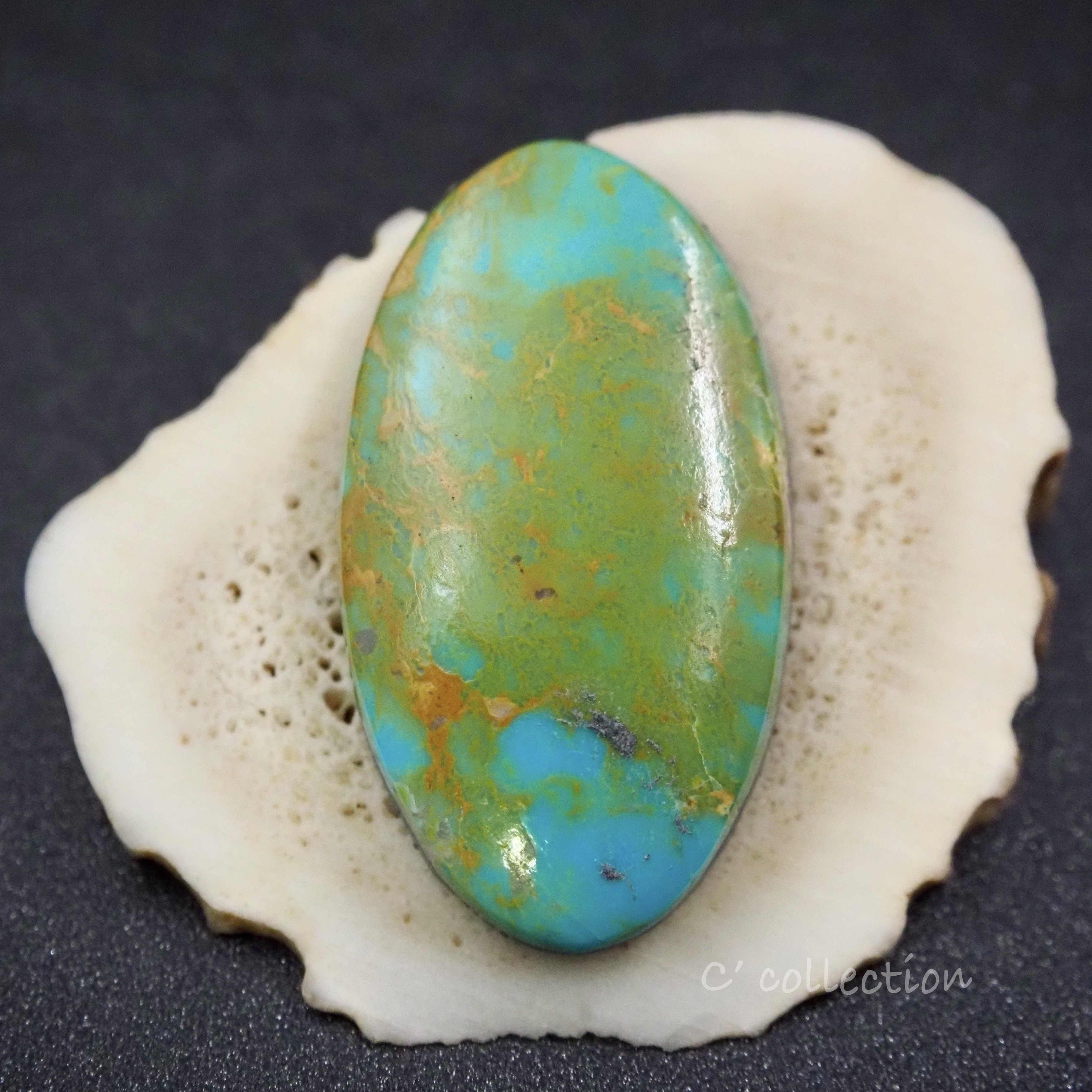 15,5ct Hachita Turquoise ハチタターコイズ H-63 ルース 天然石 ハンドメイド材料
