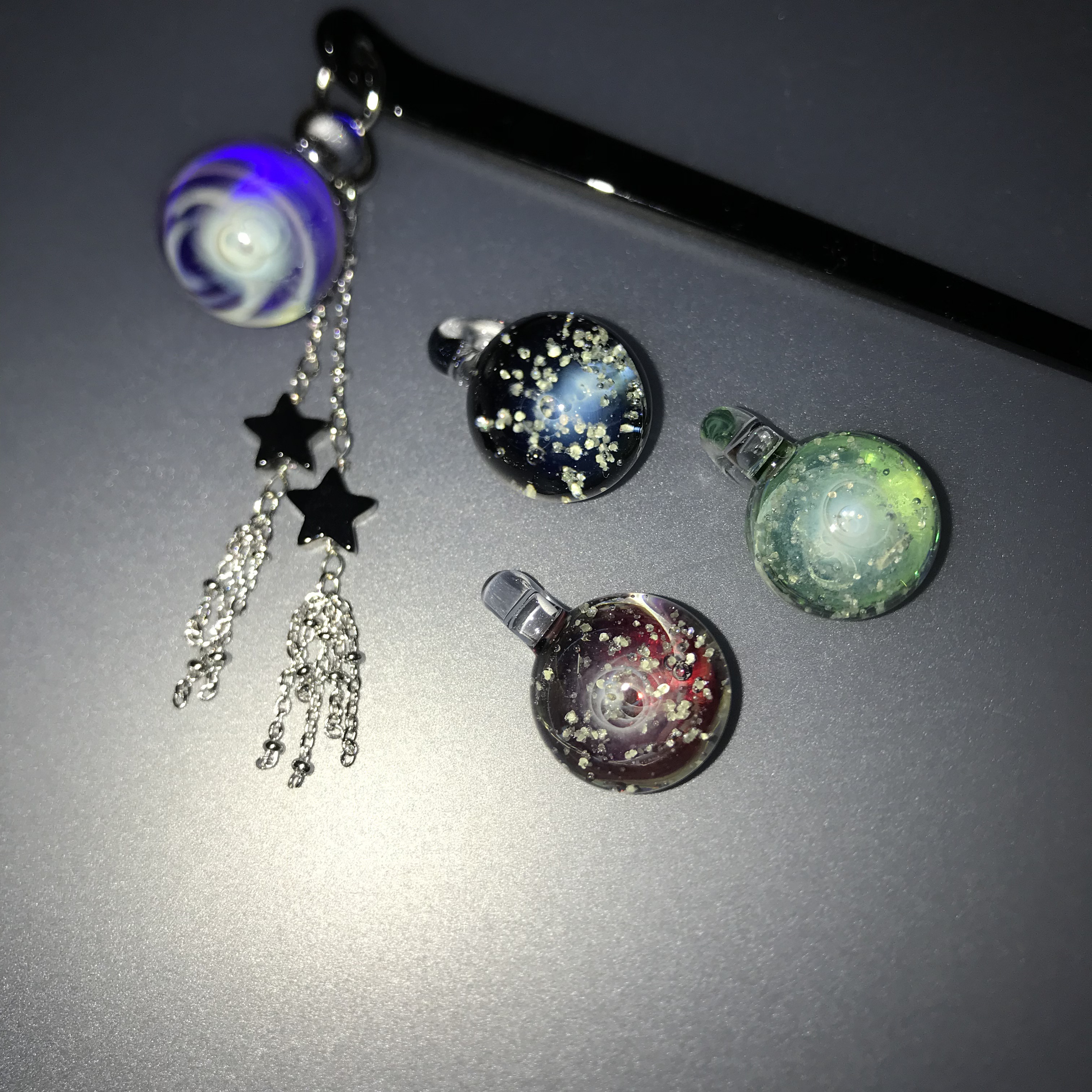 簪　宇宙　蓄光