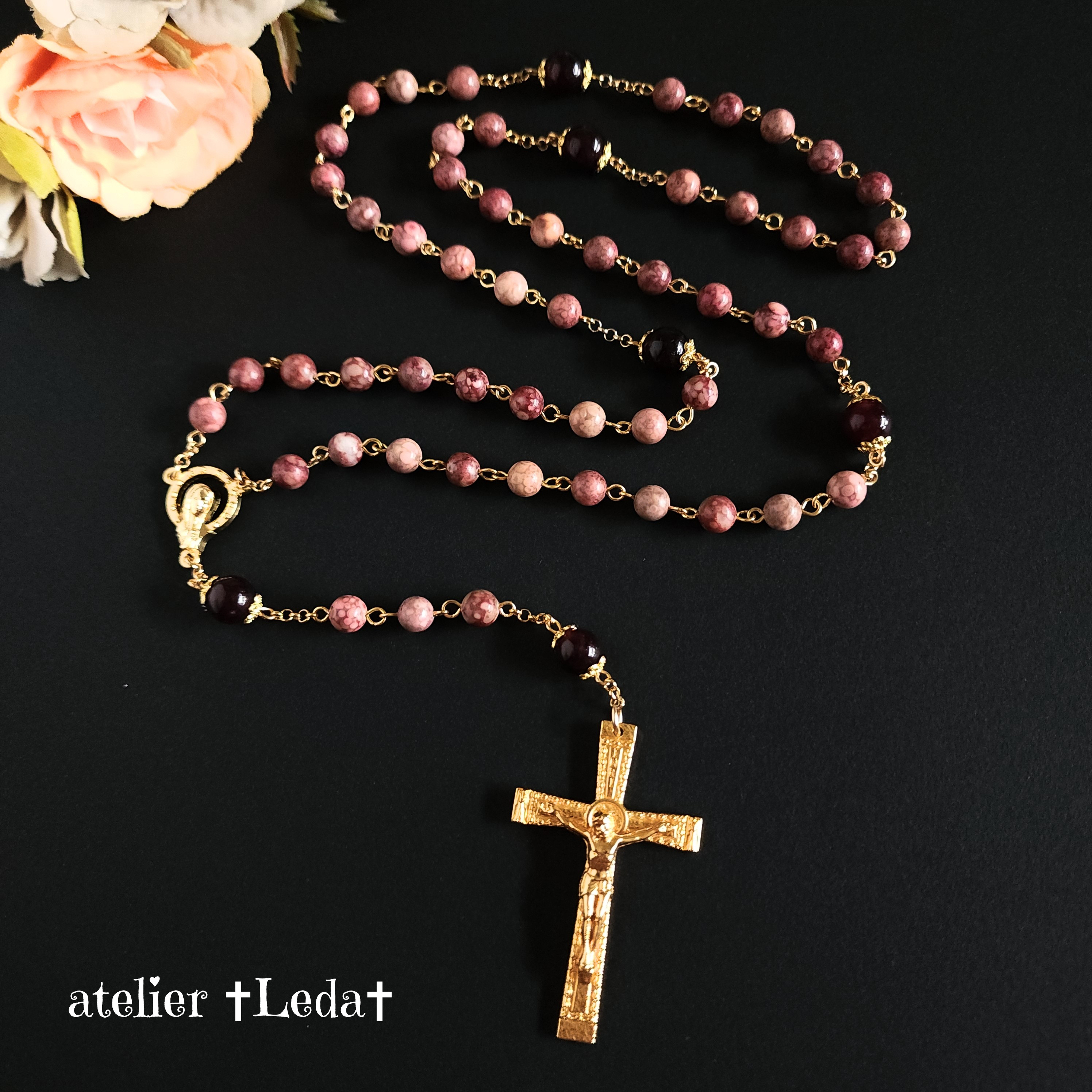 ☆クリサンセマム ストーン ロザリオ☆~Chrysanthemum Stone~