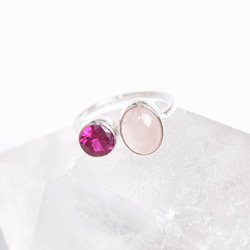 シルバー950 ルビー リング 11号 Design＆Craft KURA Vintage Collection (ビンテージコレクション) Ruby Diamond