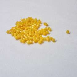アンティーク チューブビーズ ミモザ 2mm イタリア製 #AP62-MM / オートクチュール刺繍 糸通し 2枚目の画像