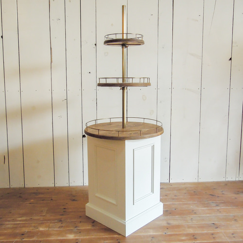 ハンドメイド　テーブル　ディスプレイ台　飾り棚 ハンドメイド テーブル ディスプレイ台 飾り棚