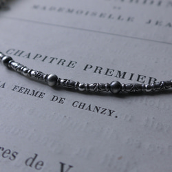 ❮再販×6❯ No. 74 カレンシルバー★ブレスレット　燻し銀　 3枚目の画像