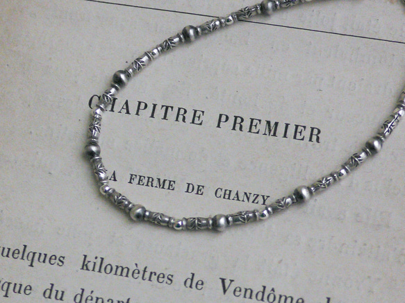 ❮再販×6❯ No. 74 カレンシルバー★ブレスレット　燻し銀　 4枚目の画像