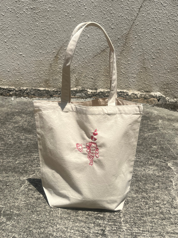 エシレ　トートバッグ　エコバッグ　刺繍入りビッグトート エシレトートバッグエコバッグ刺繍入りビッグトート