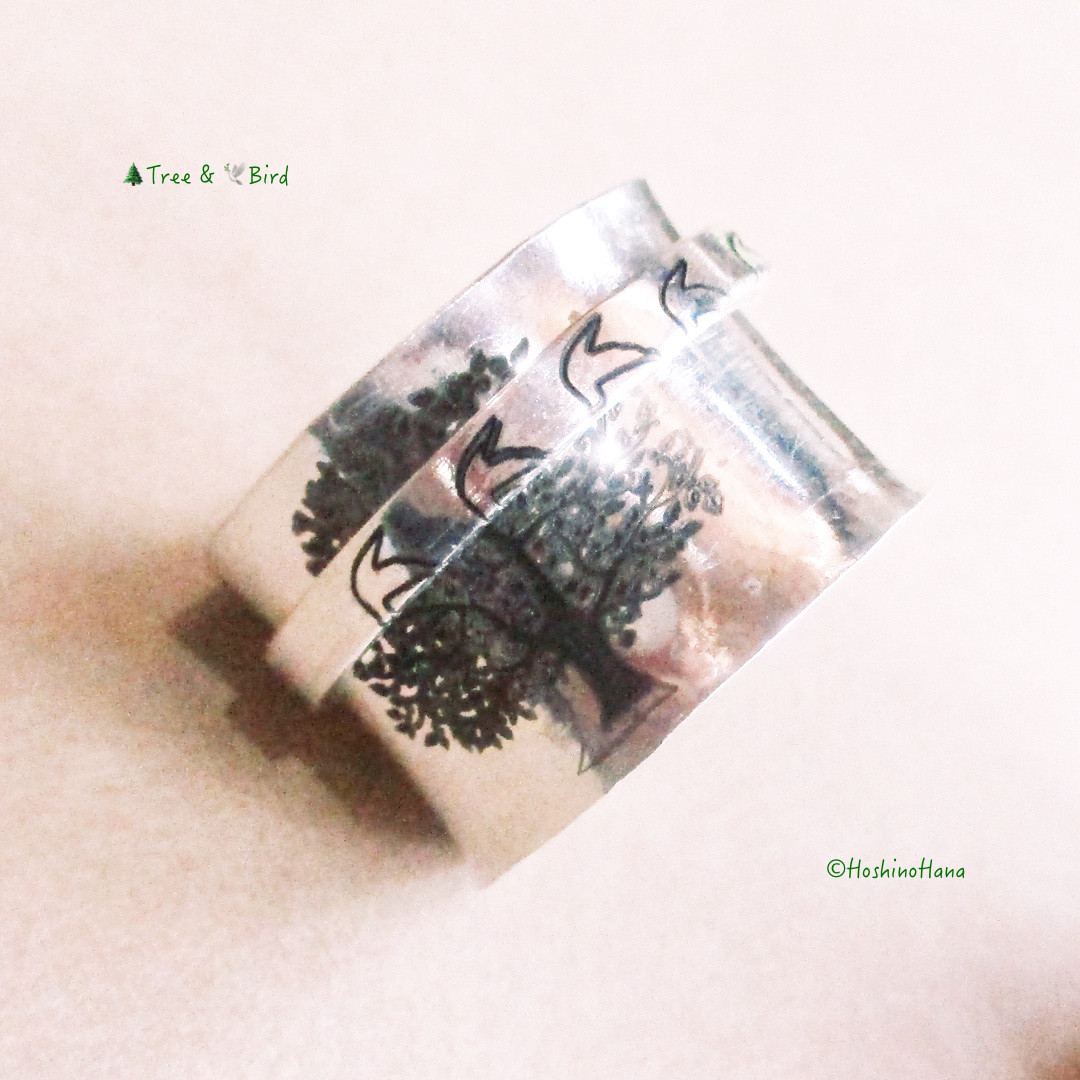 スピナーリング   ＊Tree & Bird＊生命の樹と自由の鳥＊【Sv925】