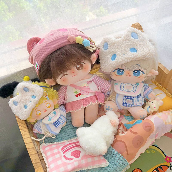 小さな冒険者服セット40CM ぬい服 無属性 ぬいぐるみ用服 着せ替え人形服洋服 3点セット 20cm 着せ替えぬいぐる服 ぬいぐるみ用服コスチューム