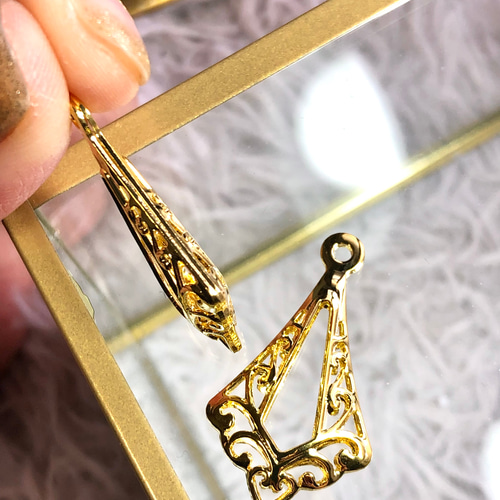 アンティーク チャーム ＊ ゴールド Amazon | 【Day-net】【50個セット】チャーム アンティーク