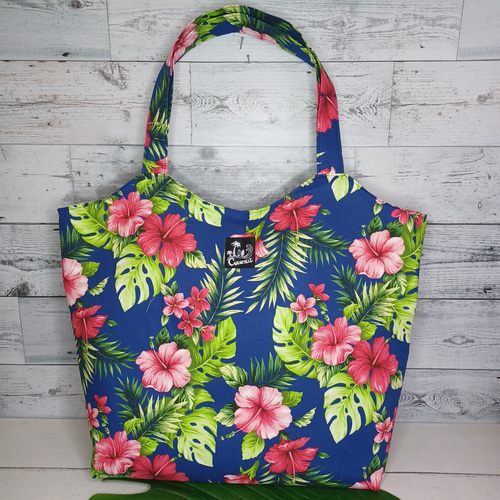 ハンドメイド ハワイアンバッグ ハンドメイド ハワイアンキルトバッグ