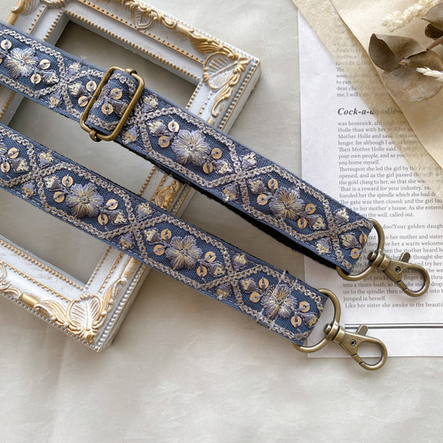 50%OFF インド刺繍リボン】ショルダーストラップ スマホショルダー その他