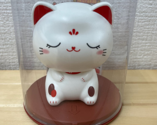 【レア】電池不要 かおもじん 猫の奇ぐるみ ソーラー ゆらゆら 虎猫 にゃんこ 楽天市場】森本物産 ソーラートイ ソーラーうなずきニャンコ