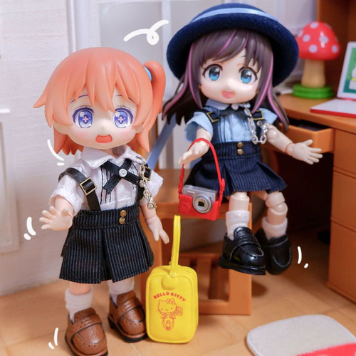 専用ページ　オビツ11、ねんどろいどどーる服　135 ねんどろいどどーる オビツ11 しっぽ付きベストセット