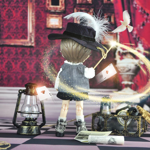 オビツ11服 ob11服 魔術師セット コート ショーツ シャツ 帽子