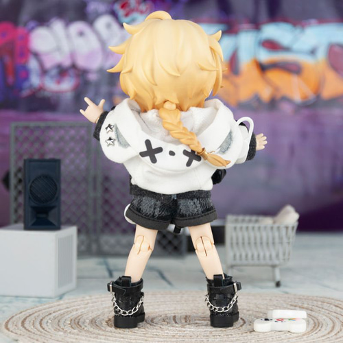 オビツ11服 ob11服 甘い猫 パーカー ショーツ 帽子 ねんどろいど