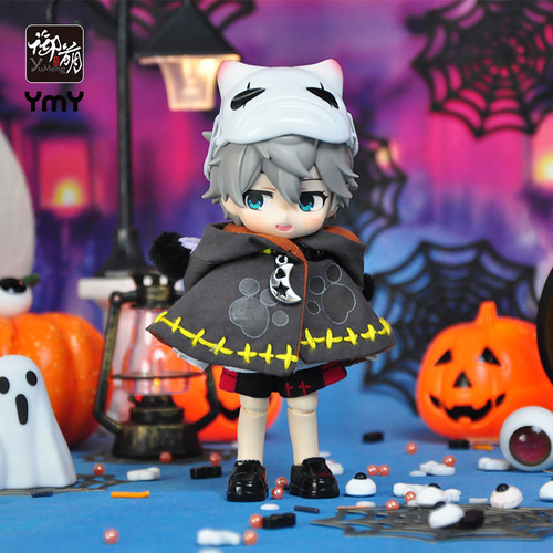 オビツ11服 ob11服 ハロウィーン クマ ゴーストマント 靴 ねんどろいど  