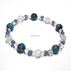 ◇クンツァイト×アメジスト×水晶◇天然石ブレスレット ブレスレット