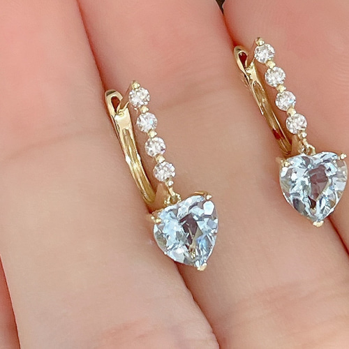 k18ゴールド ハート型 ダイヤ付き ピアス k18ゴールド ハート型 ダイヤ付き ピアス K18ゴールド ハート型