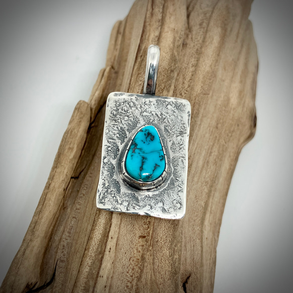 ターコイズネックレスシルバー925インディアンスリーピングビューティー