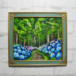 油絵 絵画 ミモザの花【四切】 絵画 HR 通販 14299338｜Creema