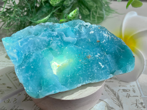 チャンスの石✿*:・　ヘミモルファイト　異極鉱　原石　ラフストーン 