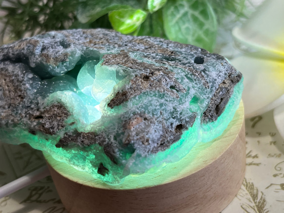 チャンスの石✿*:・　ヘミモルファイト　異極鉱　原石　ラフストーン 