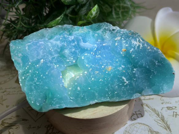 チャンスの石✿*:・　ヘミモルファイト　異極鉱　原石　ラフストーン 