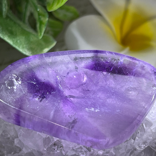 トラピッチェ アメジスト紫水晶ペンダントトップパーツ原石パーツ