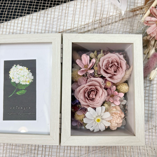 フラワーフォトフレーム フォトフレーム・写真立て ortensia  