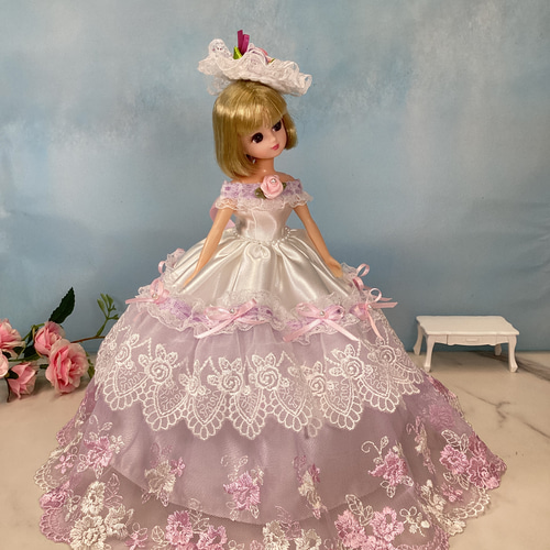 リカちゃん ドール 薔薇ドレス