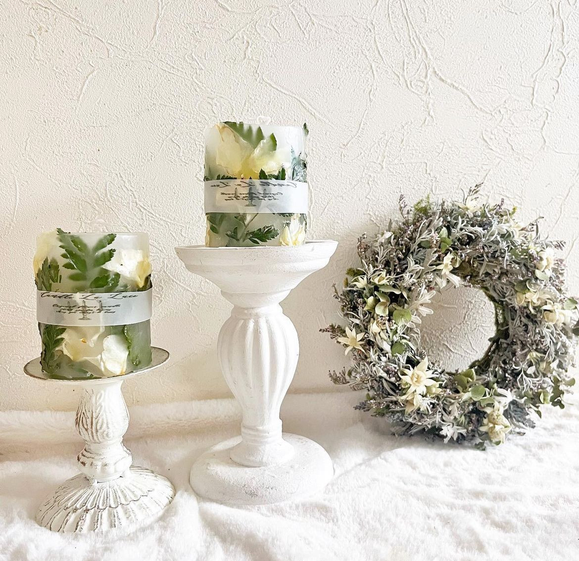 受注生産2個SETアフターブーケキャンドルプロポーズキャンドル