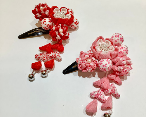 aiko。ご確認画像。つまみ細工 髪飾り ヘアクリップ 滑り止め 七五三 aiko。ご確認画像。つまみ細工 髪飾り ヘアクリップ 滑り止め 七五三