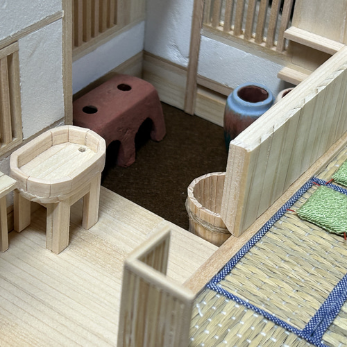 古民家模型 峠乃だんご屋 尺度1/30ドールハウス その他インテリア雑貨