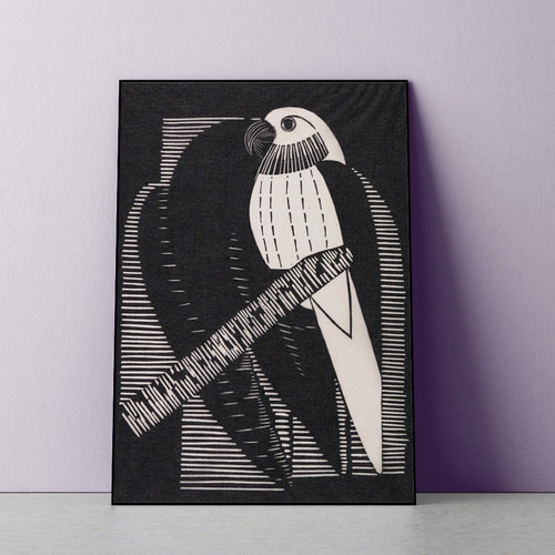 モノクロ写真作品「白鳥」A3サイズ アート インテリア