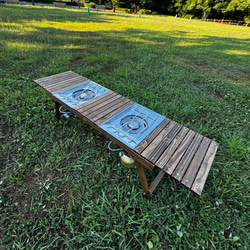 IGT対応 折りたたみ igtテーブル ジャコビーン色-フラットバーナー