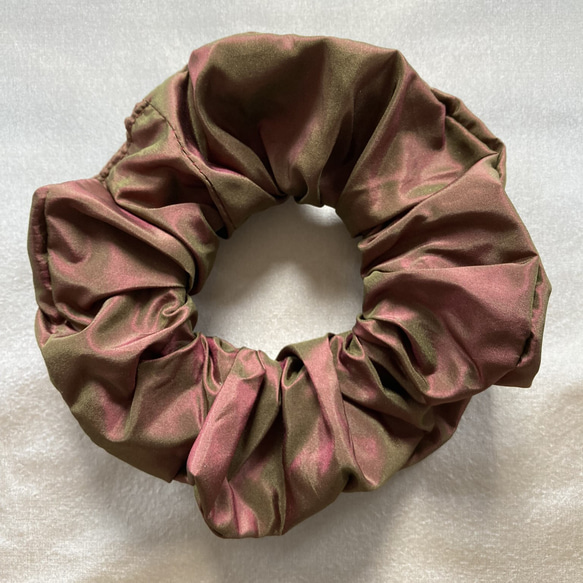 シルクタフタシュシュ〈ドレスカラー・オータム〉First川俣シルク プチギフト サスティナブル 1枚目の画像