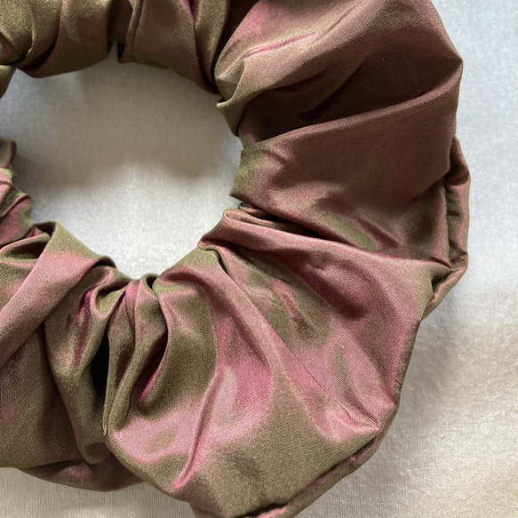 シルクタフタシュシュ〈ドレスカラー・オータム〉First川俣シルク プチギフト サスティナブル 4枚目の画像