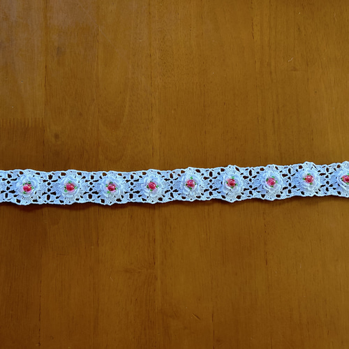 新作】NOKOのカラフルレース編み カラーモチーフランナー（82×36